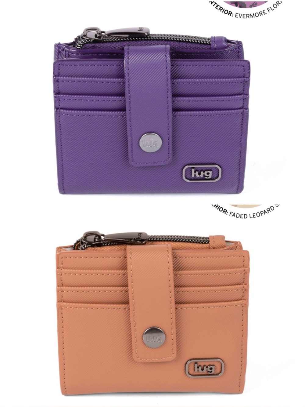 Lug Hurdle Satin Luxe VL RFID Wallet NWT